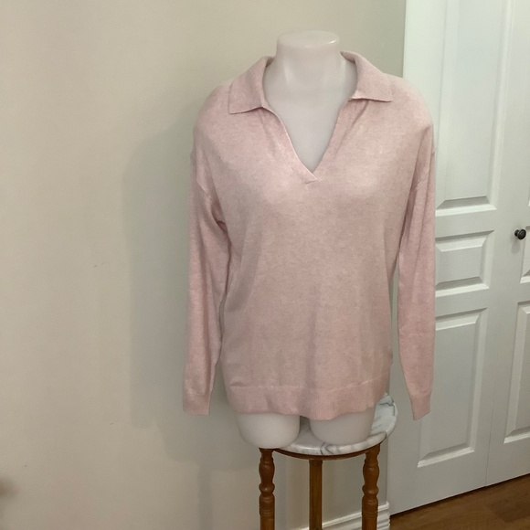 Reitmans Cashmere blend pink sweater Large 38 bust Excellent condition - Picture 7 of 11